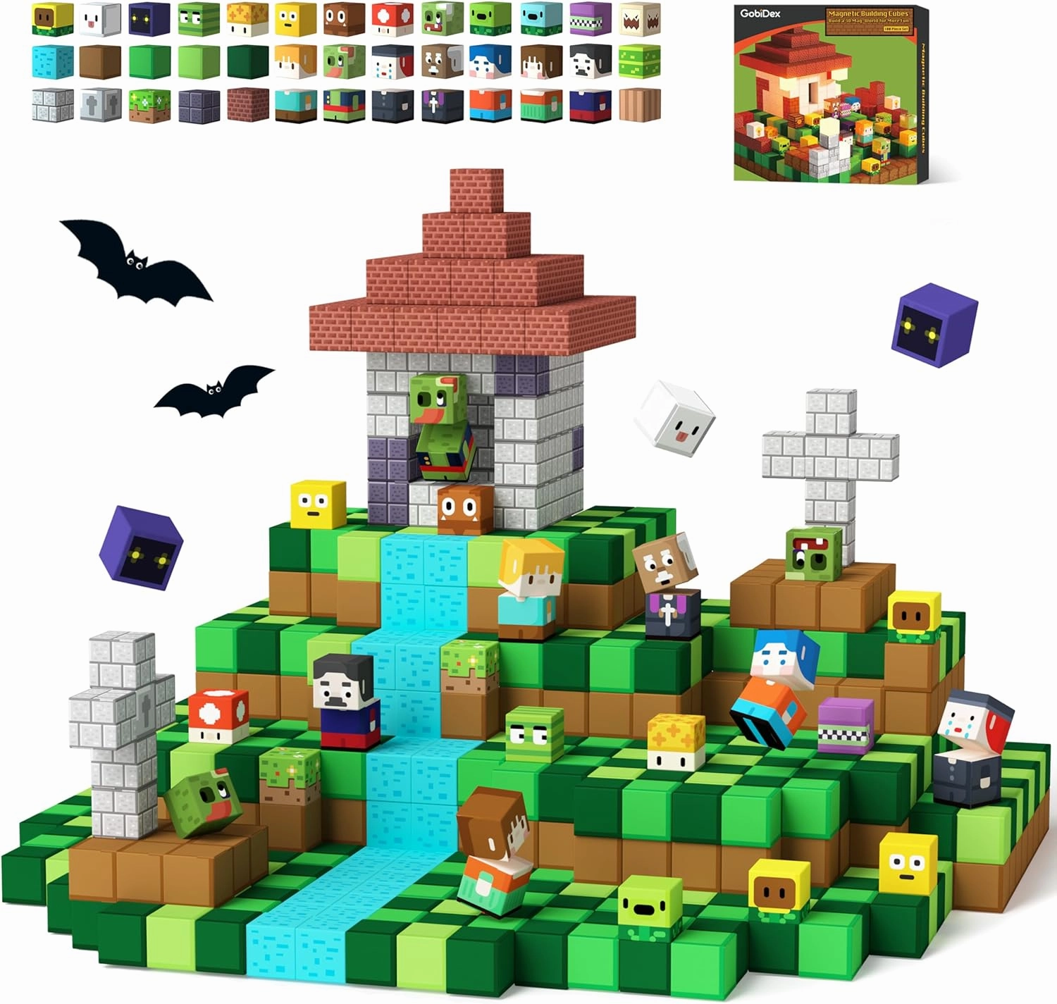 Magnetic Building Blocks: Zomblock Fun Set