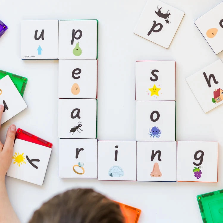 Magnetic Tile Topper - Alphabet Lower Case Pack (40 Piece)