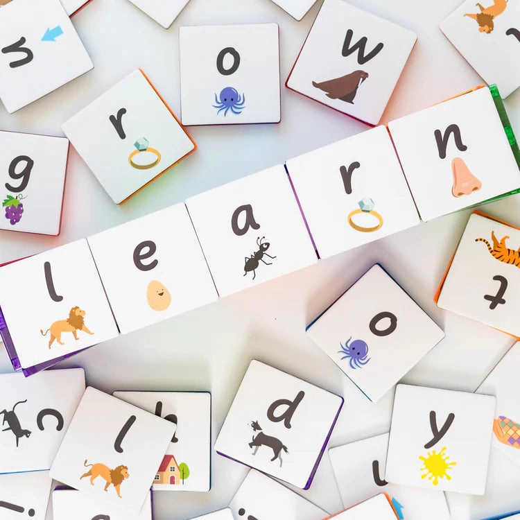 Magnetic Tile Topper - Alphabet Lower Case Pack (40 Piece)