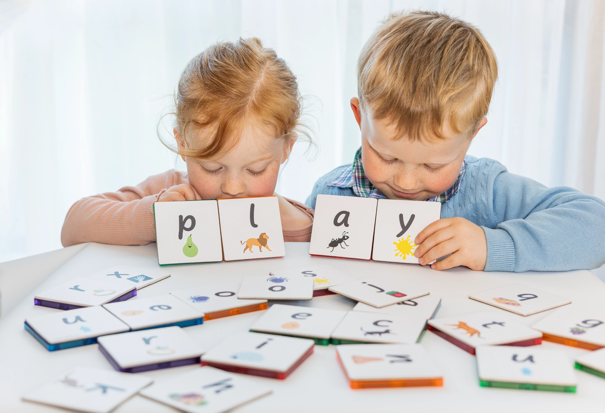 Magnetic Tile Topper - Alphabet Lower Case Pack (40 Piece)