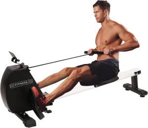 Magnetic/Water Rowing Machine 240 LB Weight Capacity - Foldable Rower for Home Use with Bluetooth, App Supported, Tablet Holder and Comfortable Seat Cushion