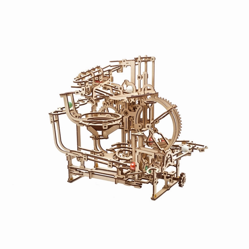 Marble Run Stepped Hoist 3D Assembling Puzzle Kit - 355 Pieces