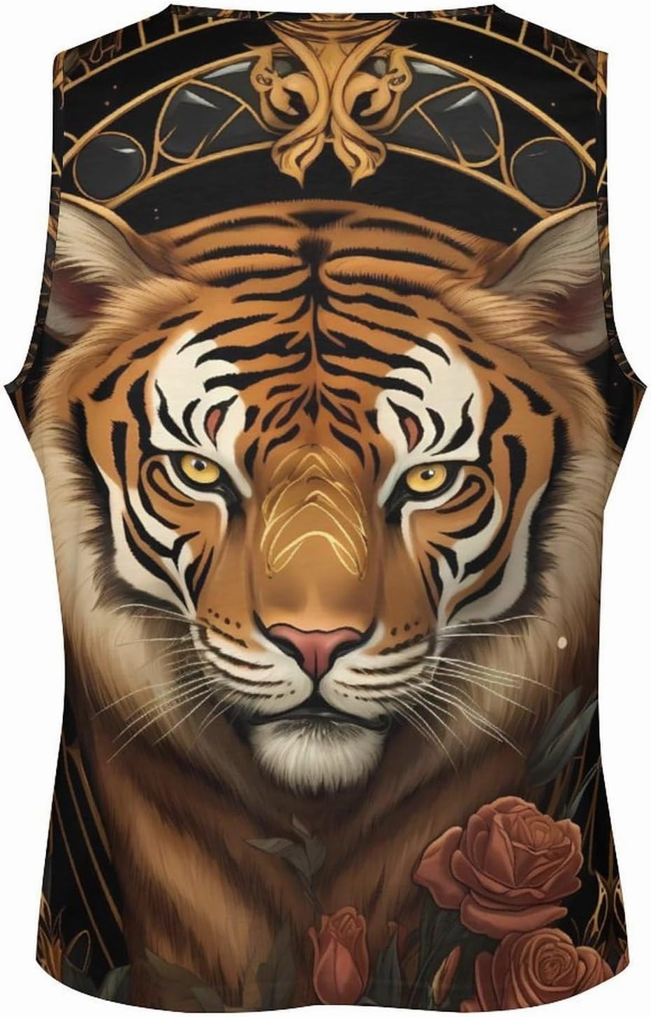 MARSVOVO Tank Tops for Men Animal Print Sport Tank Summer Sleeveless Workout T-Shirts Fitness Vest Athletic Undershirts