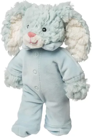 Mary Meyer Putty Nursery Stuffed Animal Soft Toy, 11-Inches, Seafoam Blue PJs Bunny
