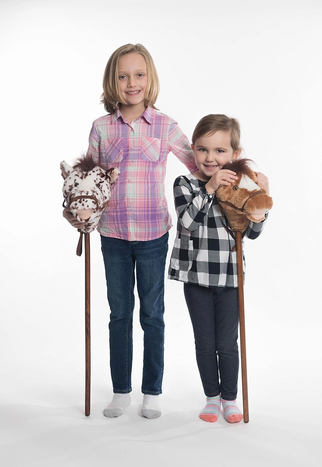 Mary Meyer Hobby Horse Toy Easy Ride 'Um Stick Horses with Galloping and Neighing Sounds, 33-Inches Tall, Brown