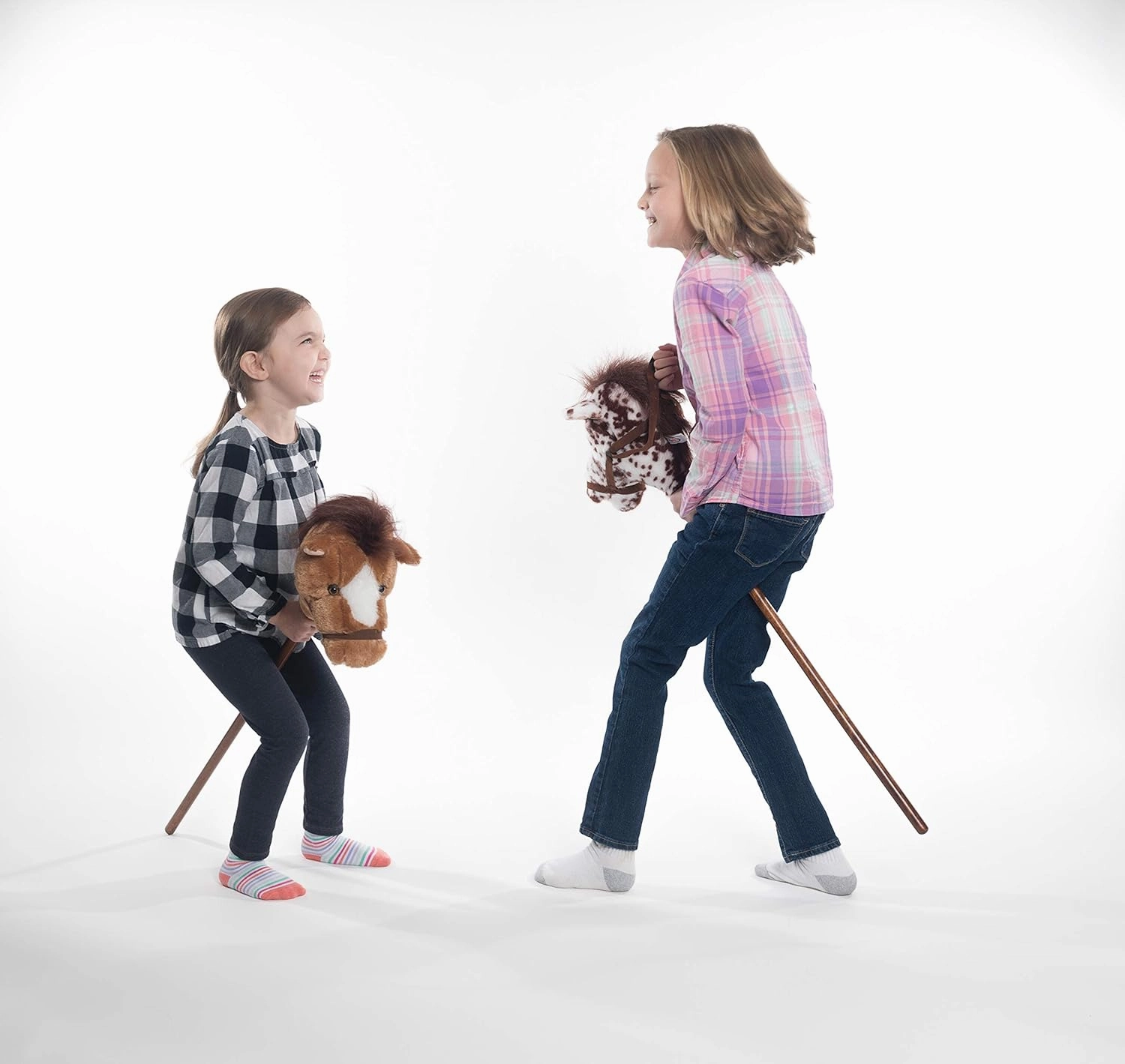 Mary Meyer Hobby Horse Toy Easy Ride 'Um Stick Horses with Galloping and Neighing Sounds, 33-Inches Tall, Brown