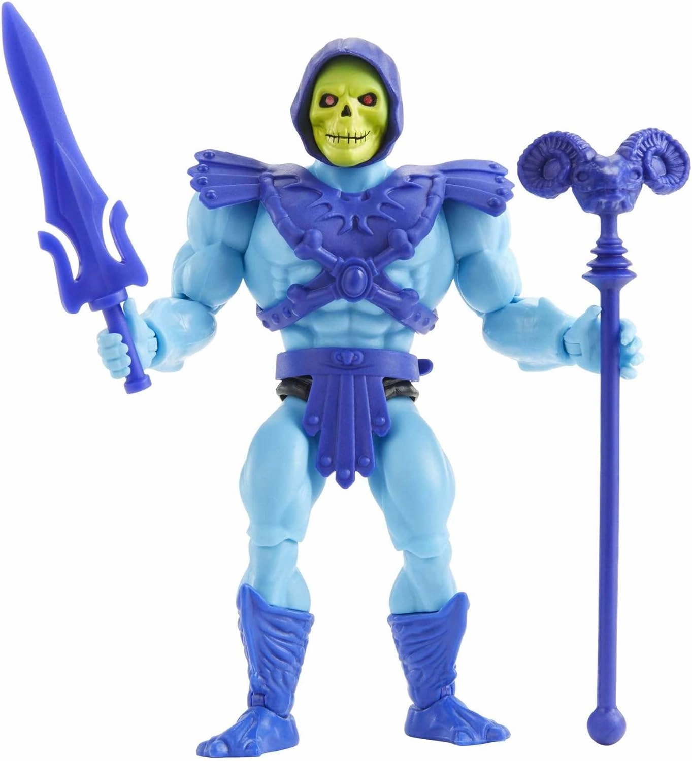 Masters of the Universe Origins Skeletor Action Figure, Battle Character for Storytelling Play and Display, Gift for 6 to 10 Year Olds and Adult Collectors
