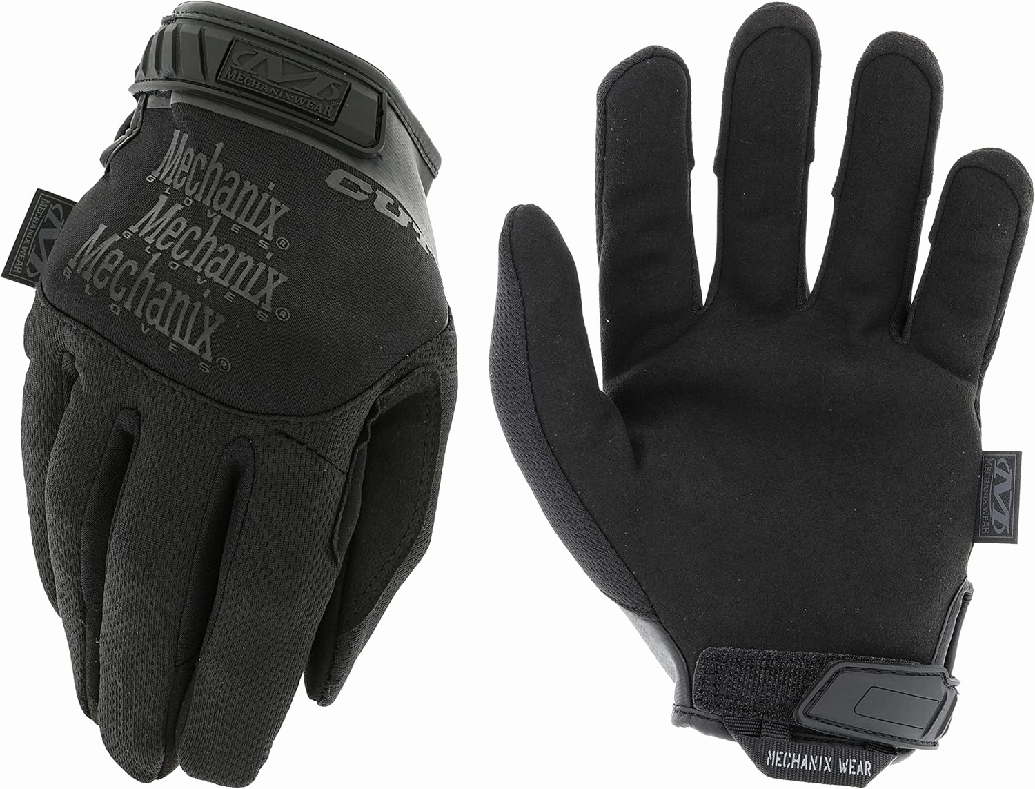 Mechanix Wear: Tactical Specialty Pursuit D5 Cut Resistant Covert Work Gloves (Large, All Black)