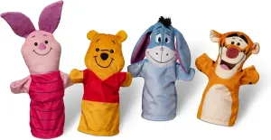 Melissa & Doug Disney Winnie the Pooh Soft & Cuddly Hand Puppets Toys For Kids Ages 2 