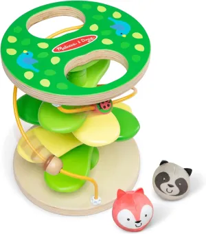 Melissa & Doug Rollables Treehouse Twirl Infant and Toddler Toy (3 Pieces) - FSC Certified