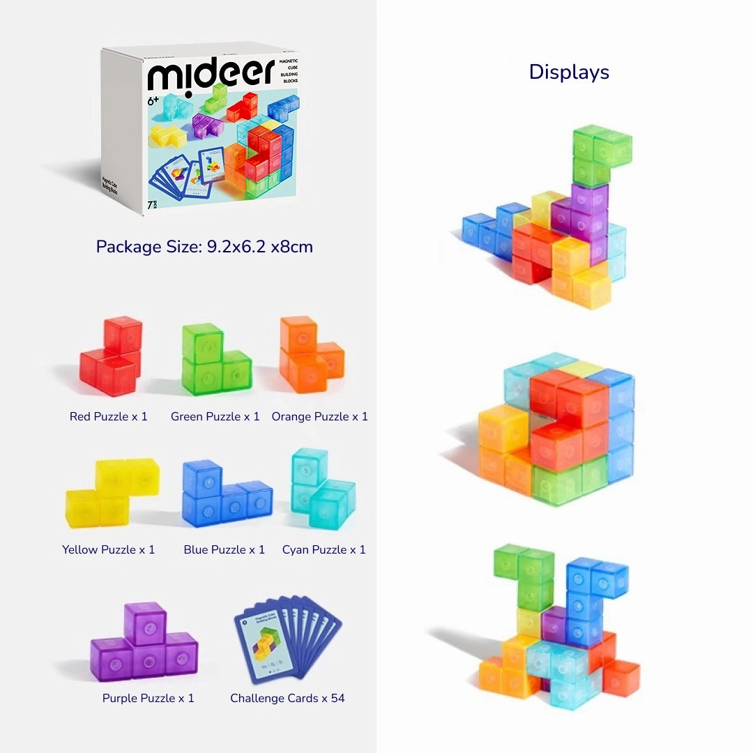 Mideer - Magnetic Cube Building Blocks