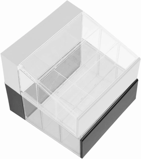 Milisten 1set Miniature Dollhouse Cake Cabinet Bakery Display Model for Dollhouse Decoration Supplies for Creative Play and Imaginative Scenes 2pcs