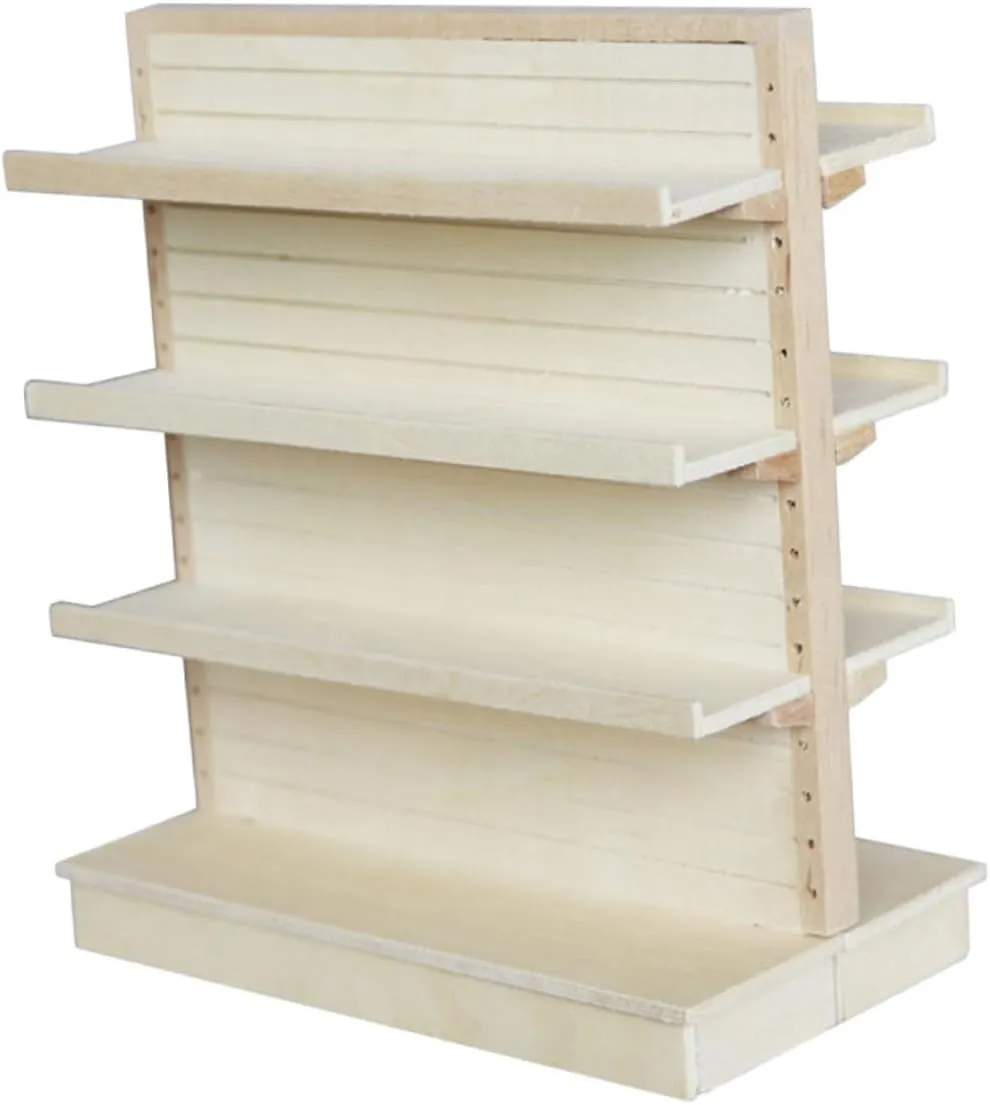 Mini Things Play House Rack Shelf Miniatures Mini Shelf Doll Furniture Shelf Models Mini Furniture Shelf Mini Wood
