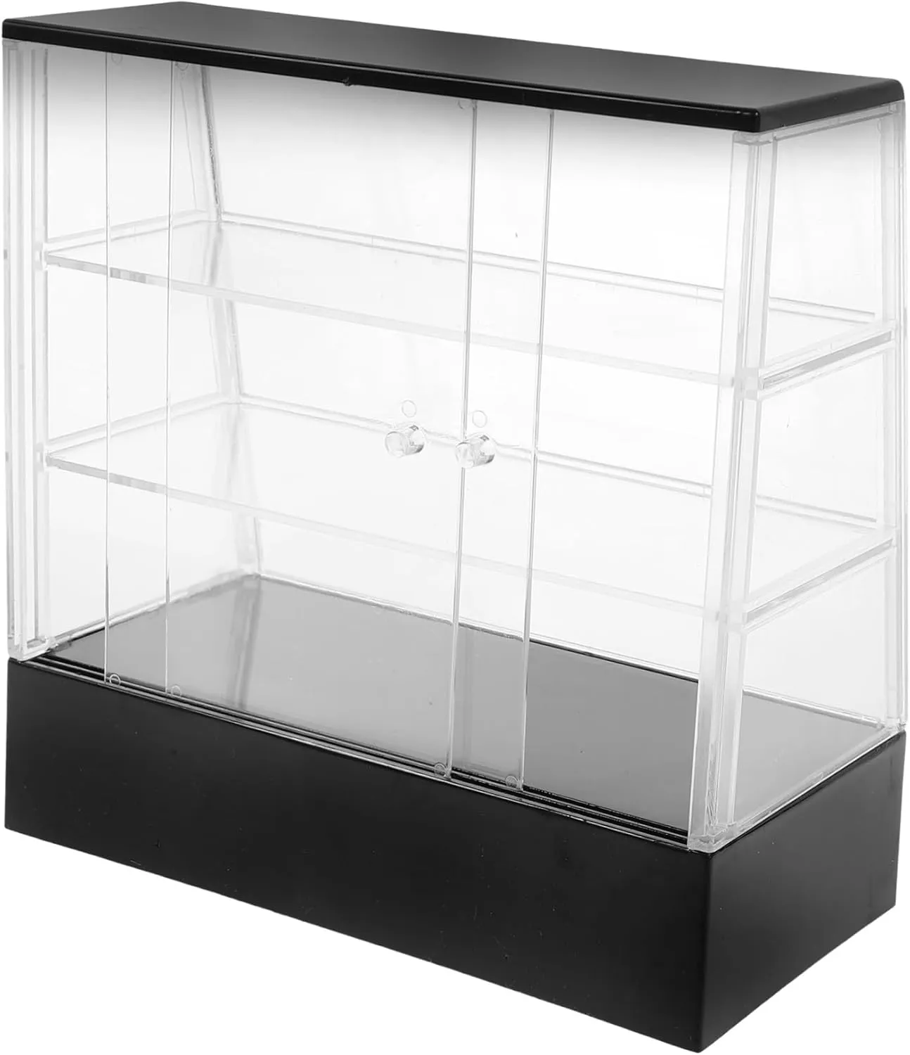 Miniature Cake Cabinet Display Case for Dollhouse Bakery Storage Showcase Doll House Furniture Accessory for Mini Kitchen Decor and Layout Prop