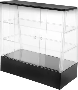 Miniature Cake Cabinet Display Case for Dollhouse Bakery Storage Showcase Doll House Furniture Accessory for Mini Kitchen Decor and Layout Prop