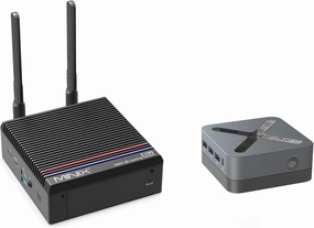 MINIX Z97 Intel N97 Mini PC (12GB/512GB) Dual 2.5G LAN/4K Triple Display Bundling with Z100-0dB Mini PC Fanless N100 (8GB/256GB), Dual Display, Win11 Pro for Office/Home Theater