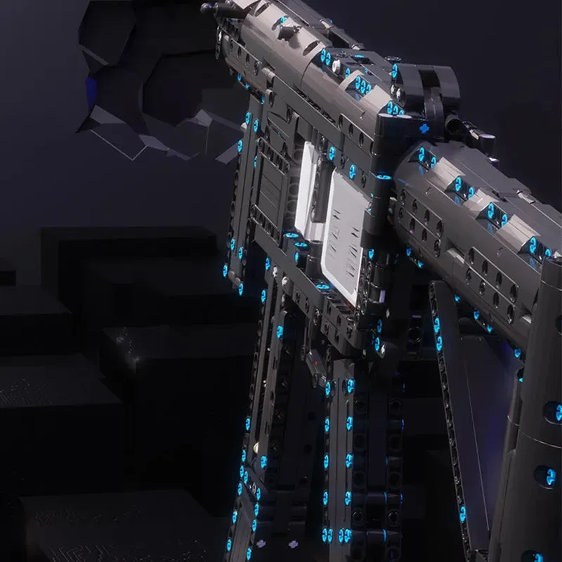 MOC Military MP5 Submachine Gun Weapon Bricks Toy T2035