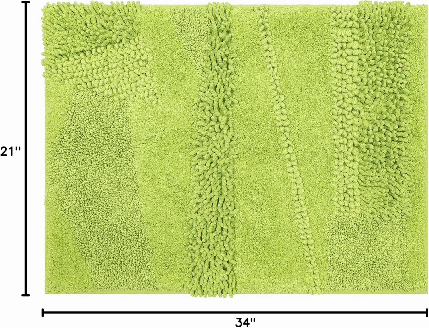 Mohawk Home Composition Fiesta Lime 1' 9" x 2' 10" Bath Mat