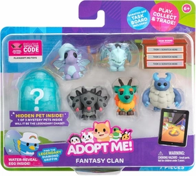 Multipack Adopt Me! Fantasy Clan, Wave 2 - Mystery Animal - Best Online Game - Fun Collectible Kids Toys Featuring Your Favorite Adopt Me! Animals, Ages 6 