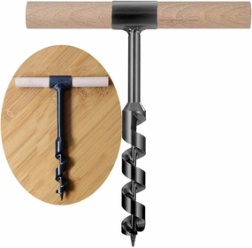 Multipurpose Manual Survival Drill Bit-Woodworking Hole Saw Bit Hand Auger for Outdoor and Camping Perfect Addition Tool to Survival (Size : 8/10/12/14/16/18//20/22mm) (Size : 0.472in)