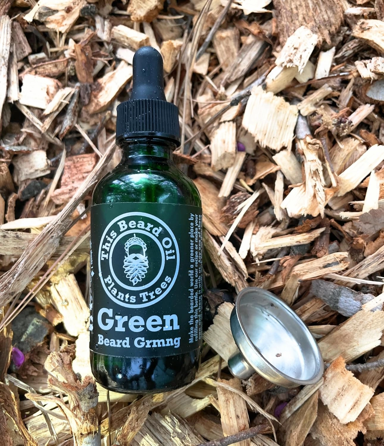 Natural Beard Oil - Scotch Pine - This Beard Oil Plants Trees from Recipe Included - 2 Ounce