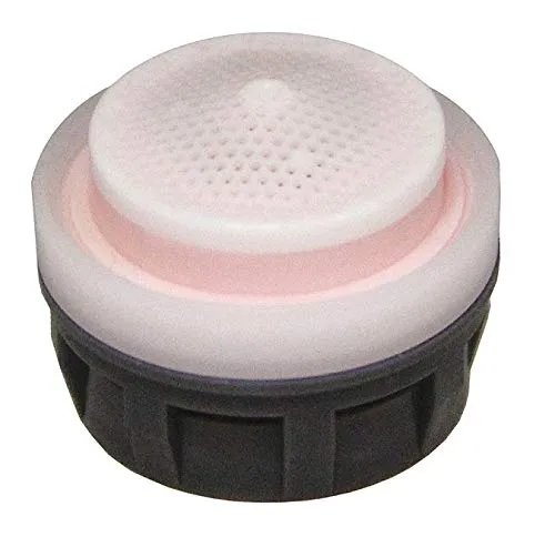 Neoperl 14 5650 5 PCA Perlator HC California Economy Flow Aerator Insert, Small, 1.2 GPM with Washer, Pink/Clear Dome, Honeycomb Screen, Aerated, Acetal