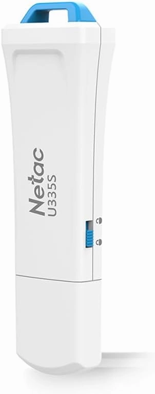 Netac 64GB USB 3.0 Flash Drive Up to 90MB/s Thumb Drive for Data Storage, Pen Drive Write Protection with Push-Pull Design Memory Stick for External Storage Data/Computer/PC/Laptop/Sound-U335S