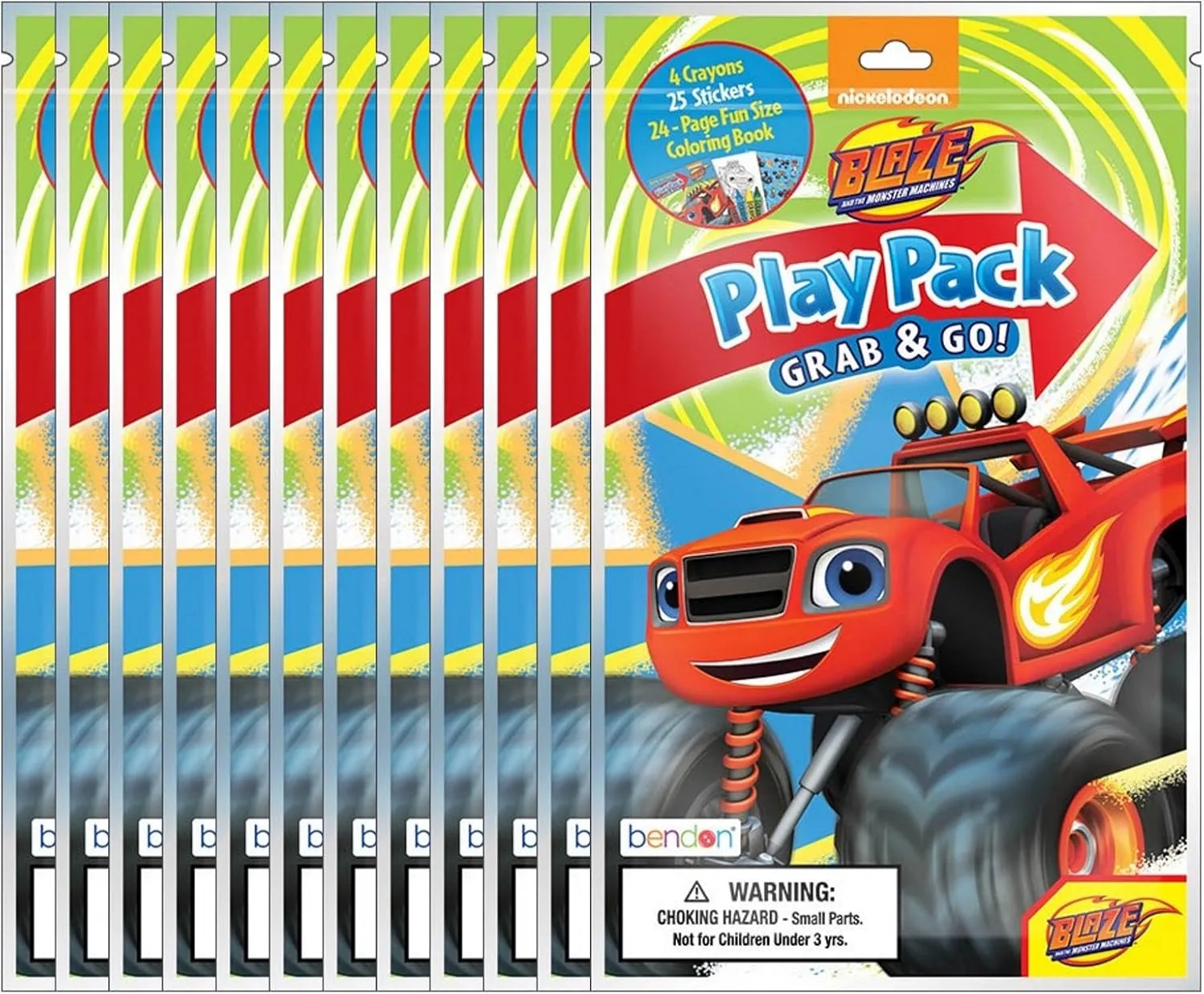 Nickelodeon Blaze & The Monster Machines Grab & Go Play Packs (Pack of 12)