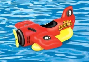 NOTFOUND Inflatable Sea Plane Ride On Pool Toy