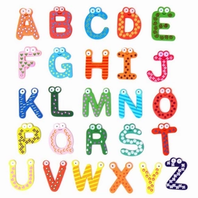 Numbers Alphabet Refrigerator Magnet Sticker