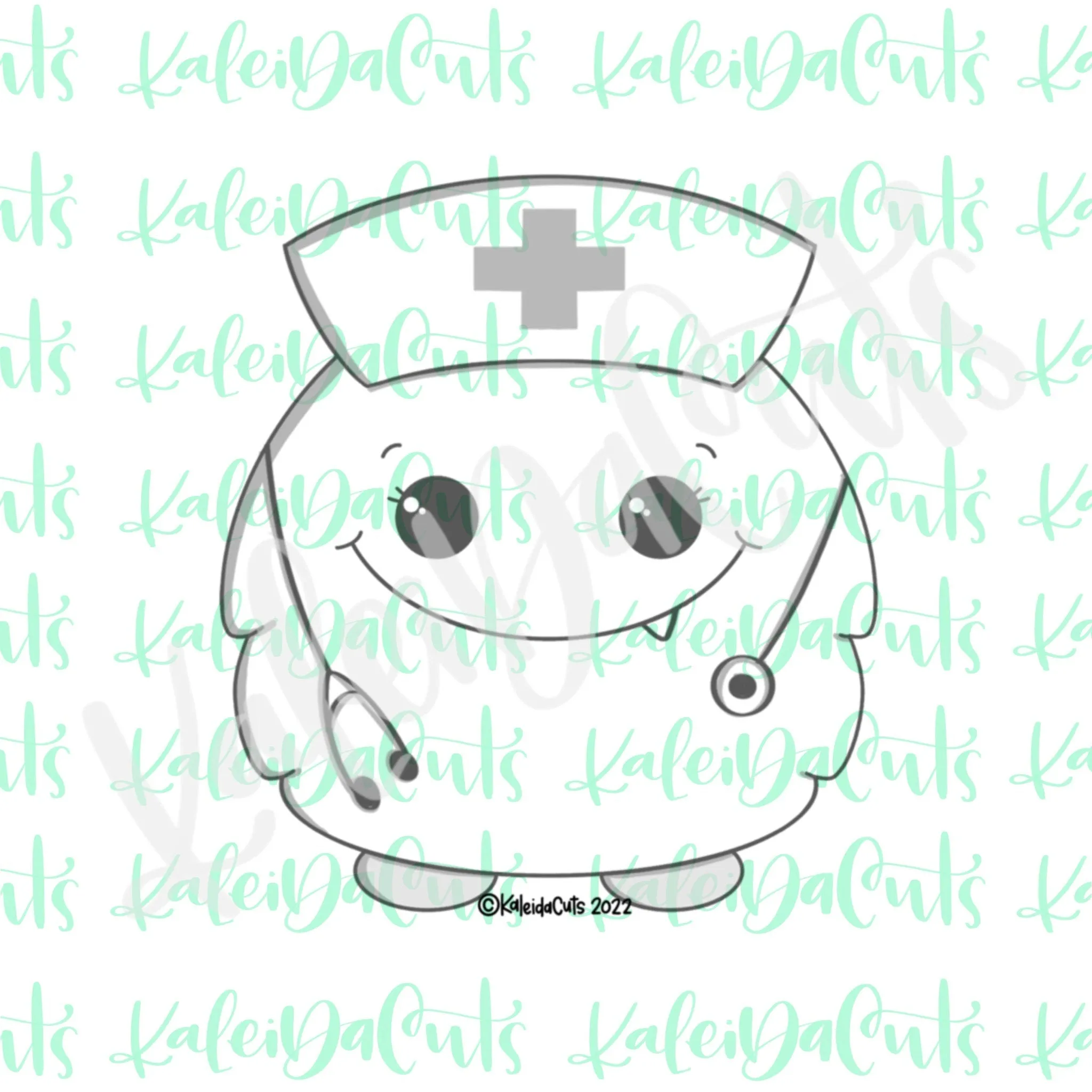 Nurse Monster Cookie Cutter