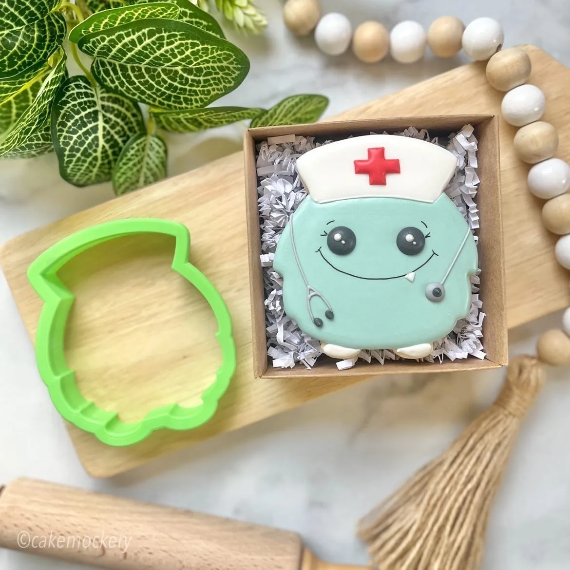 Nurse Monster Cookie Cutter