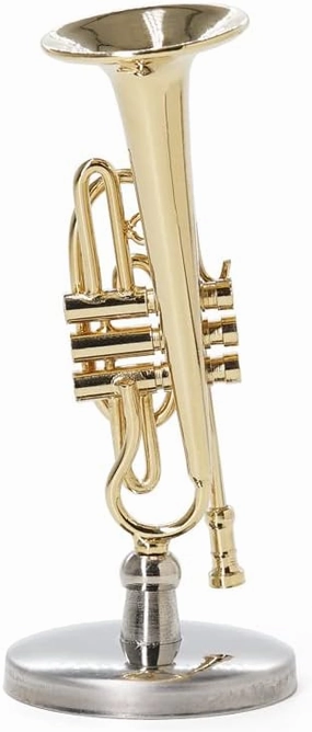 Odoria 1:12 Miniature Cornet Mini Musical Instrument Dollhouse Furniture Model Decoration