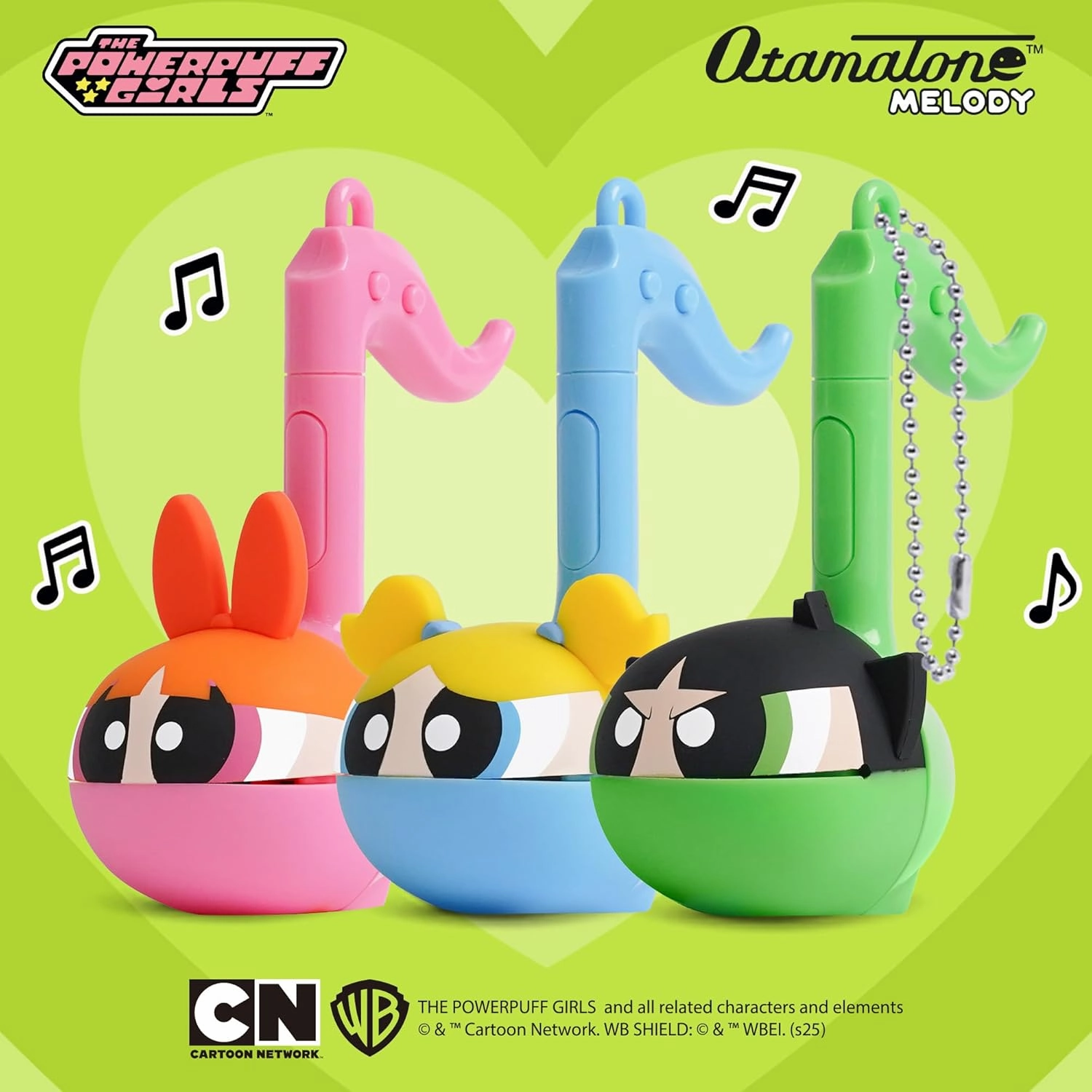 Otamatone Melody Powerpuff Girls Electronic Portable Music Instrument / Synthesizer Toy from Japan by Maywa Denki (Officially Licensed) [English Instructions] - Buttercup