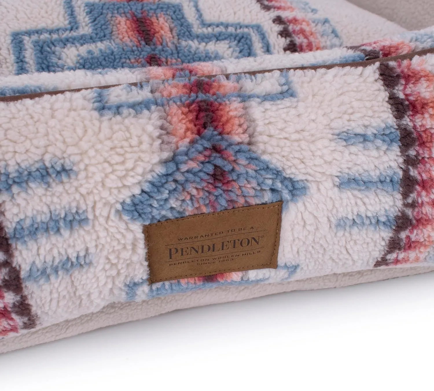 PENDLETON Berber Kuddler Dog Bed - Harding Rosewood, L