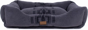 PENDLETON Harding Tonal Berber Kuddler Dog Bed in Gray, XL