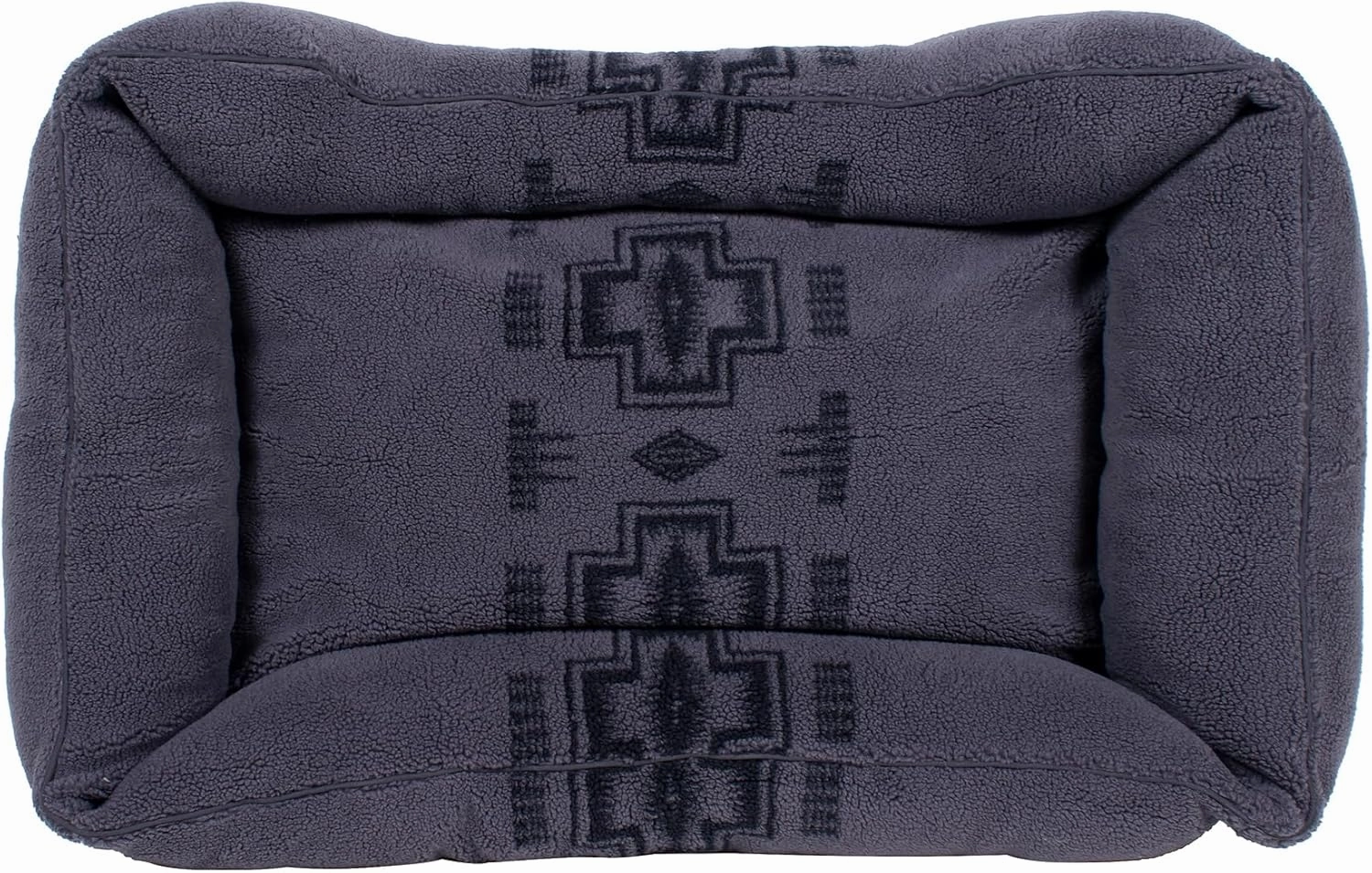 PENDLETON Harding Tonal Berber Kuddler Dog Bed in Gray, XL