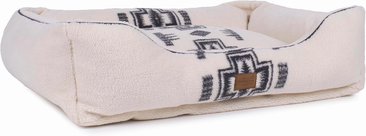 PENDLETON Harding Tonal Berber Kuddler Dog Bed in Natural, XL