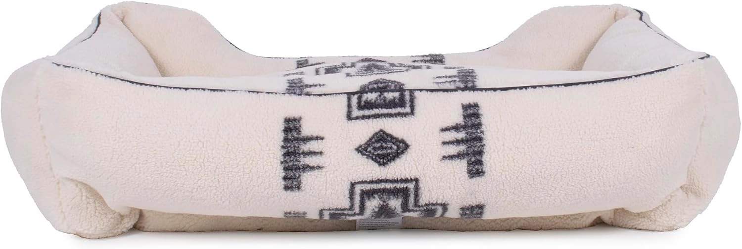 PENDLETON Harding Tonal Berber Kuddler Dog Bed in Natural, XL