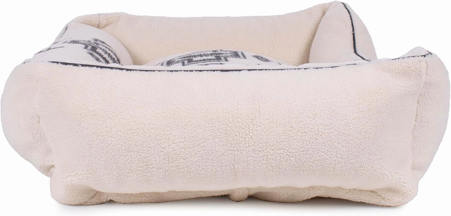 PENDLETON Harding Tonal Berber Kuddler Dog Bed in Natural, XL