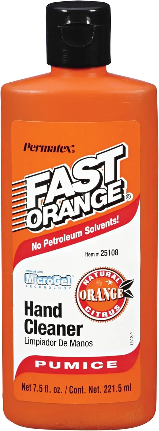 Permatex 25108-12PK Fast Orange Pumice Lotion Hand Cleaner, 7.5 oz. (Pack of 12)