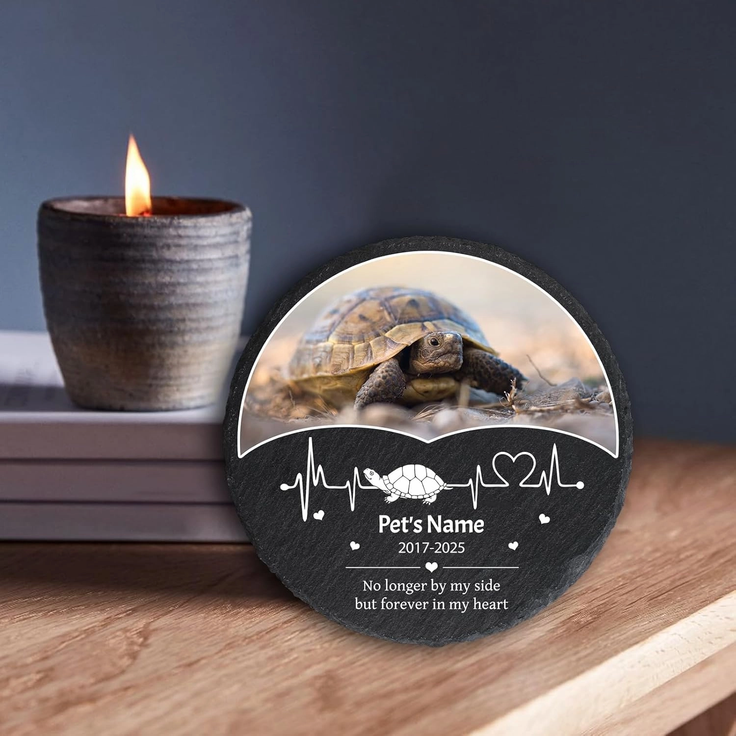 Personalized Pet Turtle Grave Markers, Pet Turtle Headstones, Lost of Pet Turtle Sympathy Gifts, Pet Turtle Memorial Stone Outdoor, Turtle Tombstones for Graves, Pet Memorial Stone for Turtle