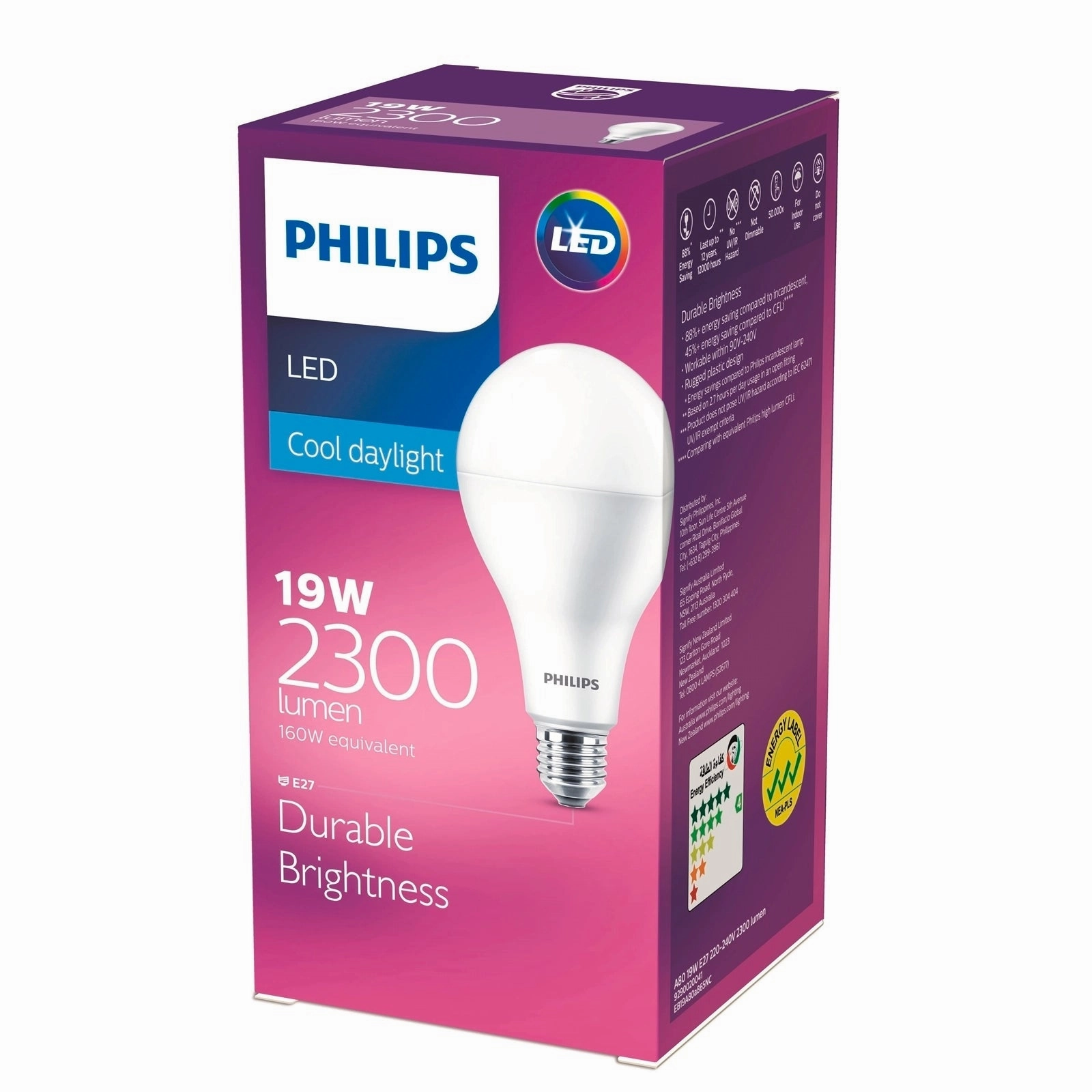 Philips A80 LED 2300lm 19W Megabright Globe