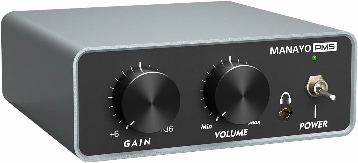 Phono Preamp, Professional Mini Preamp for Turntable/Vinyl Record Player. Stereo Phonograph preamplifier Designed with RCA Input/Output, Headphone Jack, Adjustable Volume and gain
