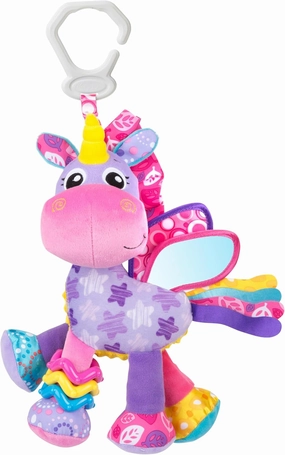 Playgro Baby Toy Activity Friend Stella Unicorn 0186981 for baby infant toddler children is Encouraging Imagination with STEM/STEAM for a bright future - Great Start for A World of Learning