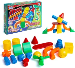 POPULAR PLAYTHINGS Mag Builder Building Set (20 Piece), Model:18301