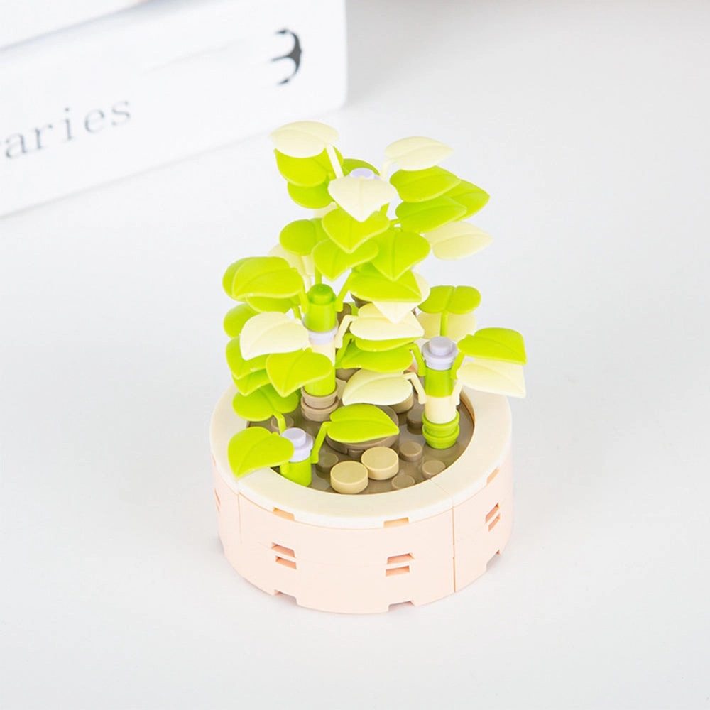 Potted Succulent Building Blocks Succulent Botanical Flower Building Bricks Gifts For Her