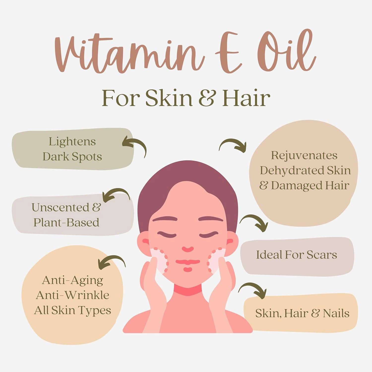Pure Vitamin E Oil - D-Alpha Tocopherol 100% Pure & All Natural 4oz 42,500 IU per oz - Thick, Amber Color, Nutty Aroma - From Wheat Germ -Face Body Hair -DIY Cosmetics & After Surgery Scars