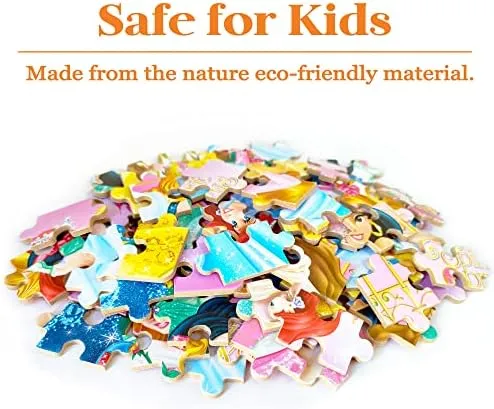 Puzzles for Kids Ages 4-8 100 Pieces Jigsaw Puzzles for Boys and Girls Educational Learning Puzzles in Metal Box.