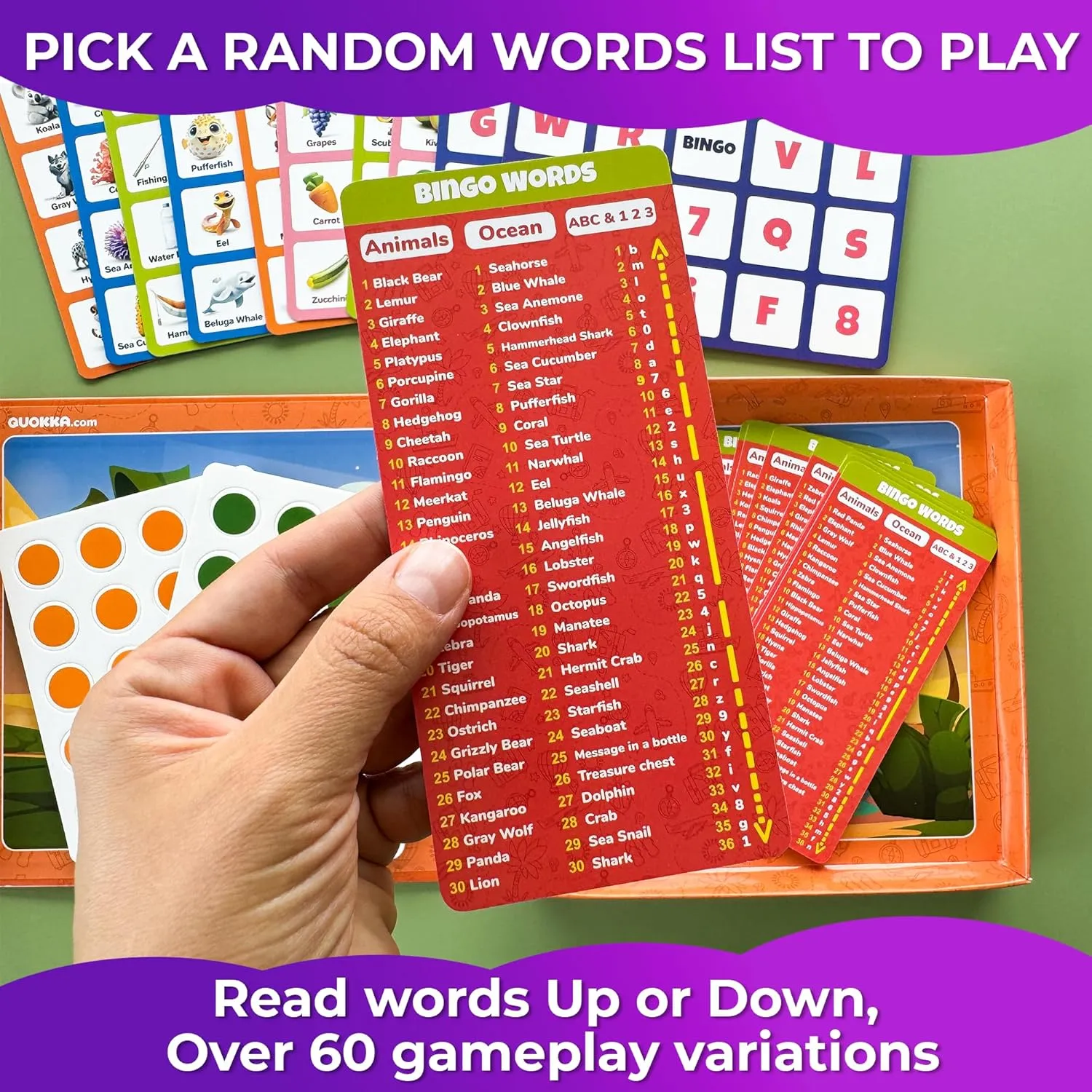 QUOKKA Magnet Game for Kids 3-5 - Bingo Game Kids Ages 4-8 - Travel I Road Trip I Plane I Car Ride - Magnetic Toddler Travel Toys